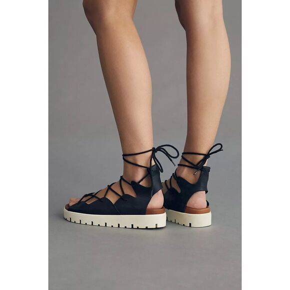 Anthropologie x Pilcro Tie-Up Gladiator Sport Sandals Size 8 - Picture 3 of 6